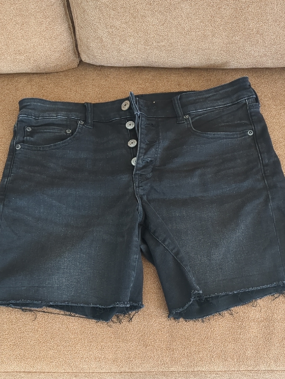 American Eagle Button Fly Midi Shorts 12